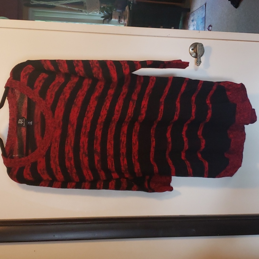 Derek Heart stripe sweater dress